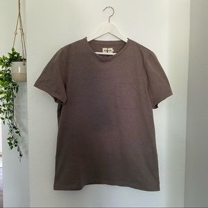 Taylor Stitch Heavy Bag Tee in Espresso